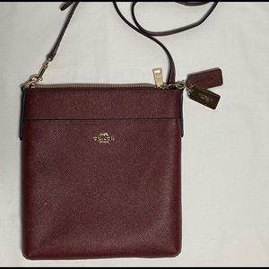 Coach Crossbody bag- Maroon/oxblood